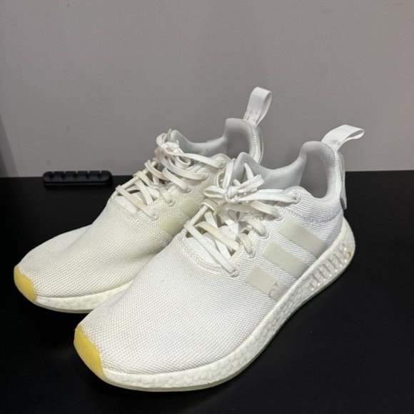 Adidas NMD R2 Triple White Size 10 - Picture 3 of 5